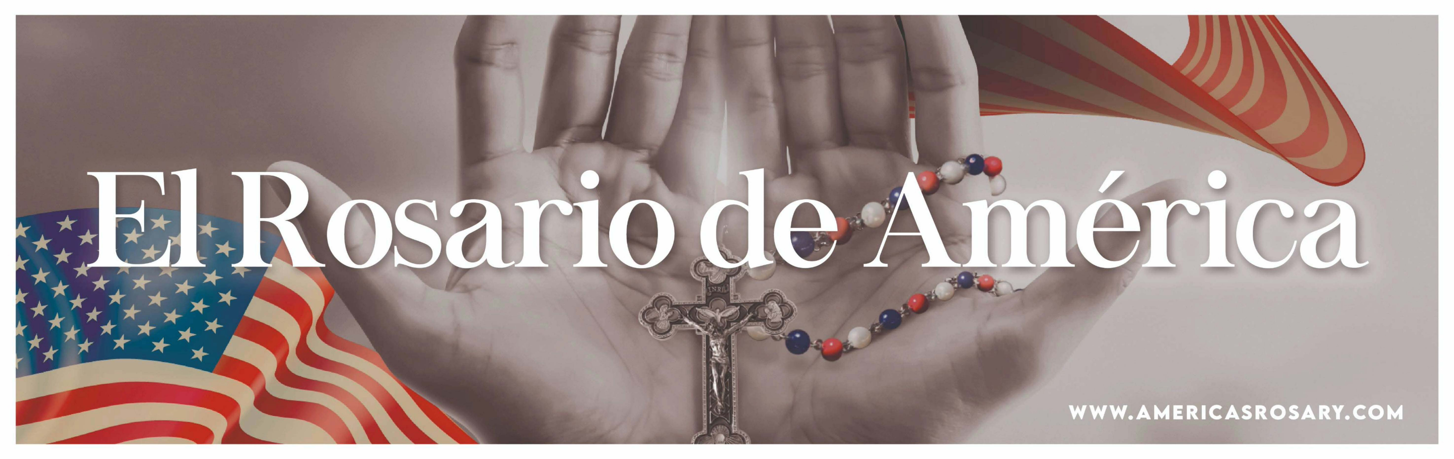 Calcomanía gratis de El Rosario de América